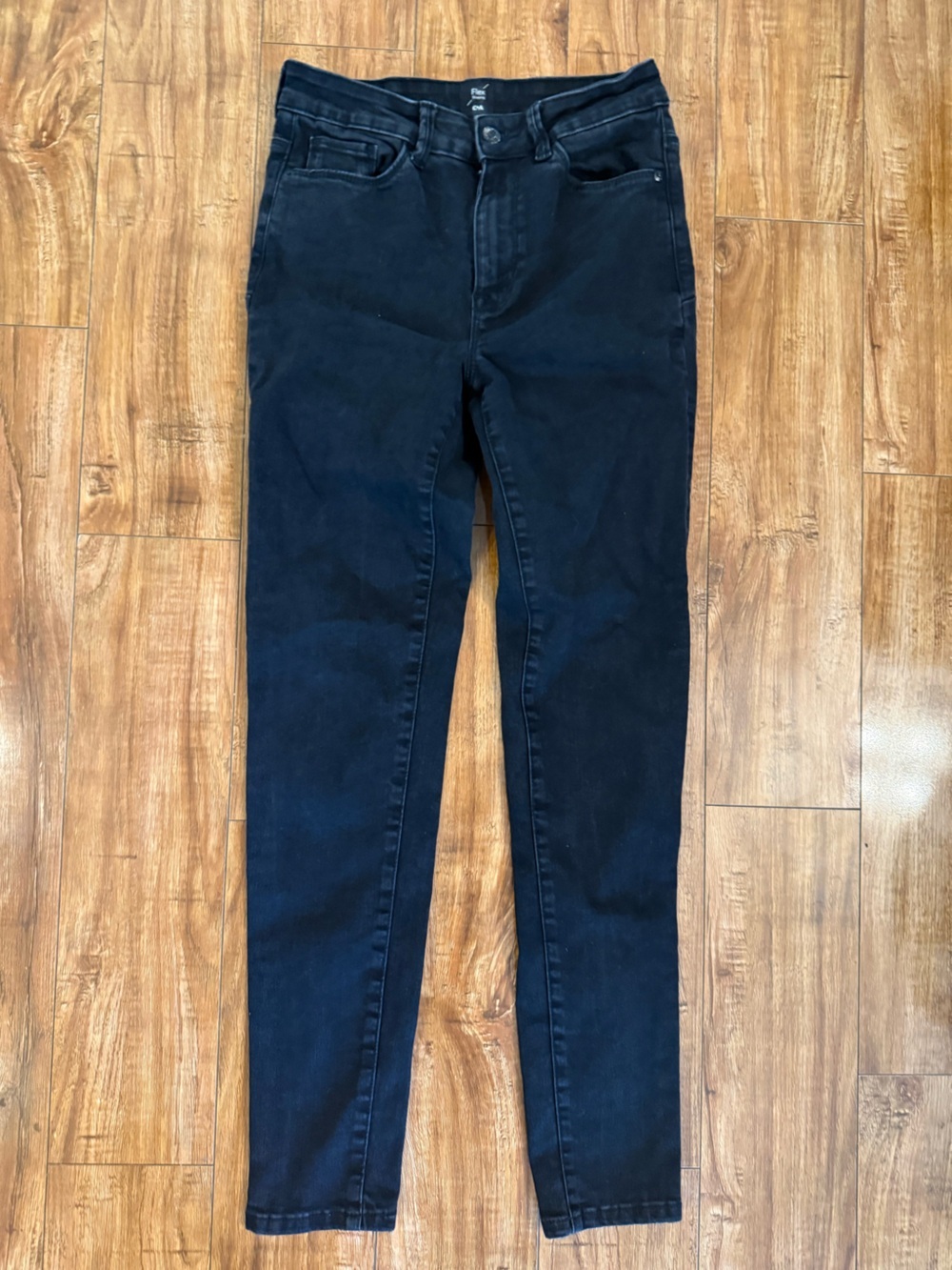 C&A Women's Black Flex Shaping High Rise Skinny Jeans Size 38 EU